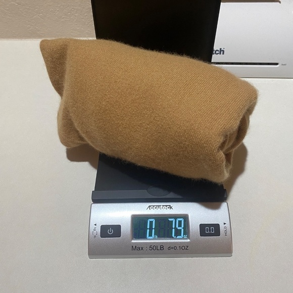 The Look Women Pullover Sweater Neutral Angora Merino Cashmere Quiet Luxury Tan - Picture 9 of 9